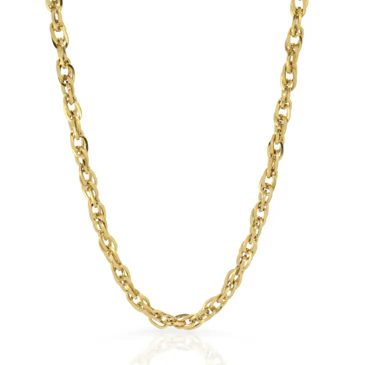 Mai Desiree Gemma Gold Rope Chain Necklace