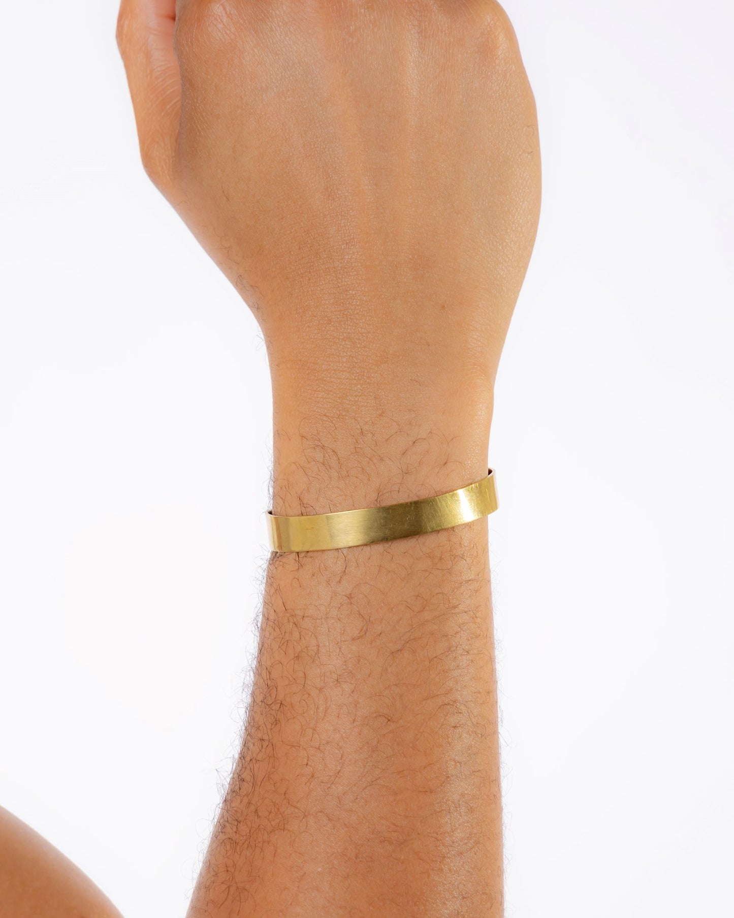 Swahili Coast Simple Brass Cuff
