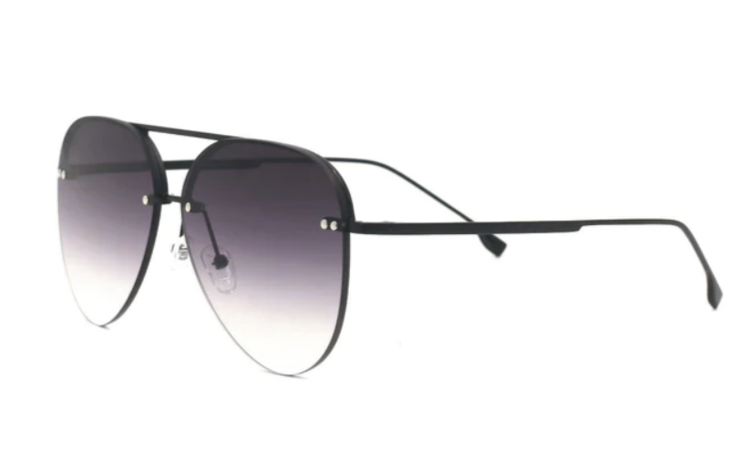 TopFoxx Megan 2 Faded Black Sunglasses