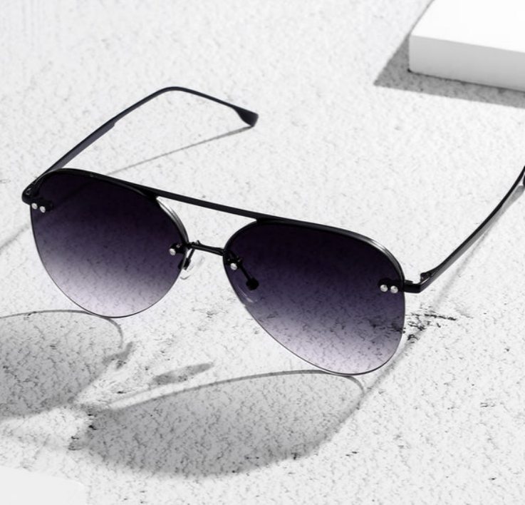 TopFoxx Megan 2 Faded Black Sunglasses