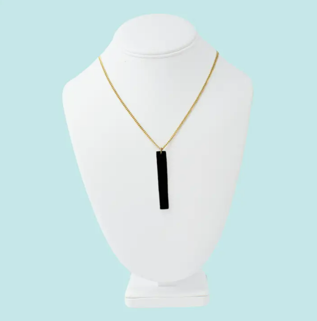 Swahili Coast Brass Tower Necklace