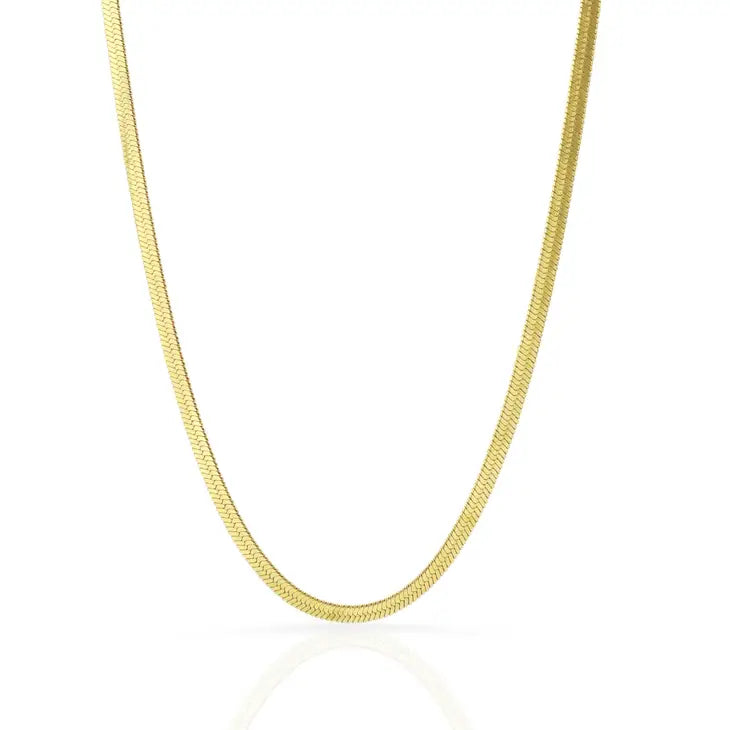 Mai Desiree Becca Gold Snake Chain Necklace