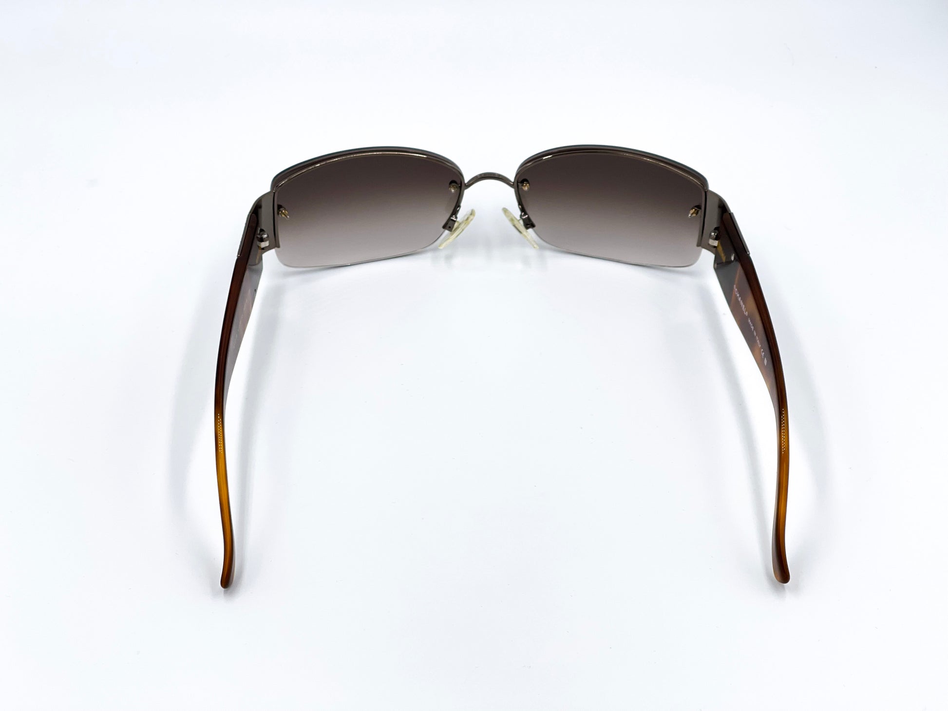 CHANEL Rectangular Sunglasses CH5408 Shiny Tortoise/Clear at John